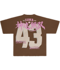 T-SHIRT MARRON "43"